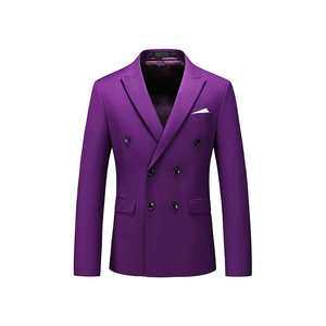 Blazer a Rayas para Hombre, Fabricación Profesional, Corte Entallado, Casual, para Negocios, Tallas Grandes, Transpirable, Moderno - Product Image 2