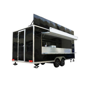 Remolque de Comida de Aluminio de 4.8m con Eje Tándem Doble y Espacio de Preparación de Cocina de Acero Inoxidable para Servicio de Catering al Aire Libre - Product Image 2