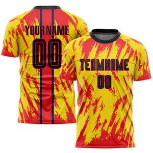 Uniforme de fútbol al por mayor del fabricante, conjunto de camiseta y pantalones cortos de poliéster de secado rápido personalizados para jugador de club y versión para aficionados - Product Image 6