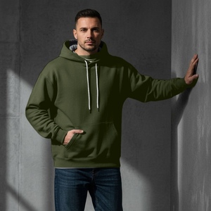 Men's Custom Regular Fit <b>Hoodie</b> Chain <b>Stitch</b> Embroidery Cotton Fleece Pullover Streetwear Wholesale Clothing Supplier - Product Image 1