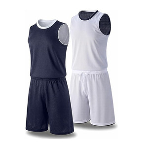 1 ensemble de maillots et shorts de basket-ball réversibles pour hommes, uniformes sportifs personnalisés double face pour les entraînements sportifs en équipe - Product Image 3