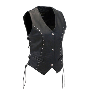 Chaleco de Cuero para Mujer de Alta Calidad, Resistente al Viento e Impermeable, Ecológico, para Motociclismo, Estilo Urbano, Invierno - Product Image 2