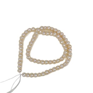 Perlas Sueltas de Agua Dulce Naturales Manta Rose de 5-6 mm para Joyería Hecha a Mano, Accesorios Semiterminados para la Creación de Collares - Product Image 5