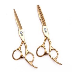Professional Stainless Steel Hair Cutting Scissors <b>Barber</b> Shears For Salon Hairdresser Styling Experts Tool Kit <b>Set</b> 6-Inch - Product Image 6