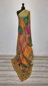 Elegant Mirror <b>Shawls</b> Traditional Scarves <b>Shawls</b> & Hijab Beautiful Embellished Scarf for Women <b>Wedding</b> Evening Party Outfit - Product Image 5