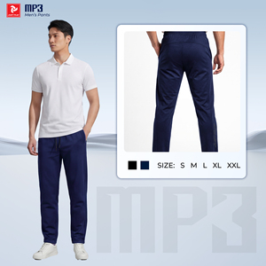 Pantalones Deportivos para Hombre, de Secado Rápido, Transpirables, Ligeros, para Correr, con Cintura Elástica, Bolsillos Laterales, para Gimnasio, Viajes Diarios, MP3 - Product Image 1