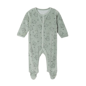 Wholesale Newborn Baby Romper Cotton Bodysuit Set Long Sleeve Knitted Infant Clothes Custom OEM Baby Garments Bulk Supplier - Product Image 2