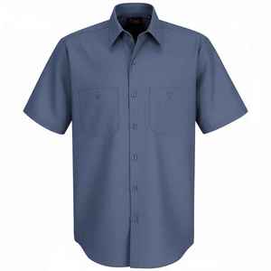 Camisa de Trabajo de Manga Corta para Trabajadores Industriales, Cómoda, Resistente al Fuego, con Logotipo Personalizado Impreso, al por Mayor - Product Image 1