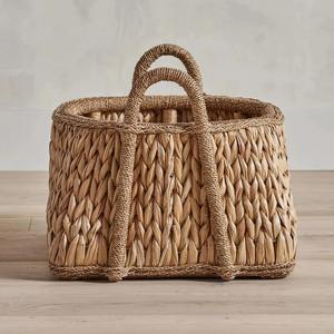 Panier en jacinthe d'eau pour le sol, panier de rangement fait main, vente en gros, écologique, fabriqué au Vietnam - Product Image 5