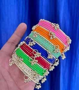 Low Moq Churi Kashmiri <b>Bangles</b> <b>Sets</b> for Girls Elegant Style Indian Handcrafted Churiyan <b>Bangles</b> Jewelry Women Available - Product Image 6