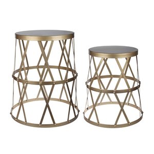 Premium Modern Accent <b>Table</b> with Transparent <b>Glass</b> Top and Decorative Metal Framework for Luxury Interiors - Product Image 5