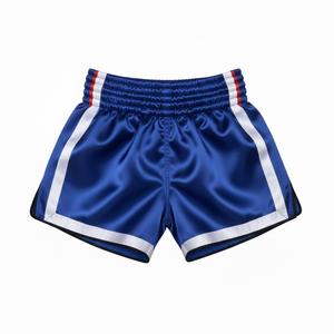 Shorts Deportivos Personalizados al por Mayor para Hombre, con Logotipo Impreso, Lisos, de Satén Reflectante, Bordados, para Boxeo y Muay Thai - Product Image 2