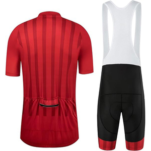 Best High Quality Unisex Cycling Uniform Sublimation Transfer Print Breathable Super Elastic 100% Polyester OEM Service - Product Image 2