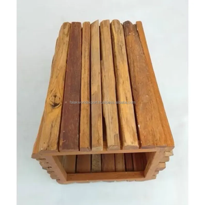 Nouvelle poubelle en bois écologique fabriquée à la main avec un design élégant, parfaite pour la cuisine de bureau à domicile, en bois naturel, déco moderne FWE - Product Image 5