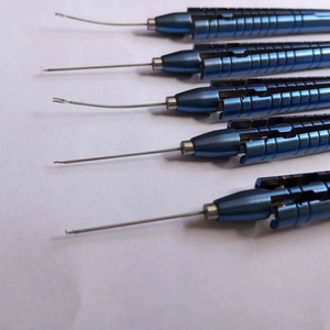 Pinzas de Capsulorrexis Angulares de 12.5cm, Instrumento Quirúrgico Manual de Aleación de Titanio, Pinzas para Tejidos de Cirugía General, Certificación CE - Product Image 2