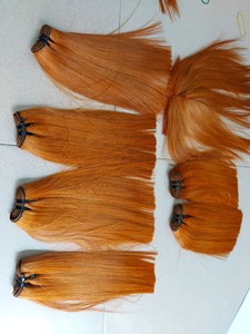 Lots de cheveux vietnamiens couleur orange, prix usine - Product Image 3