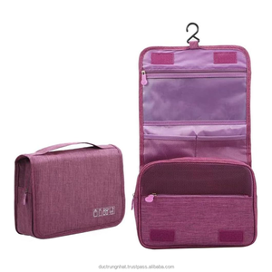 Bolsas de cosméticos de lujo personalizadas de Vietnam Mini cuero mixto transparente de PVC impermeable con patrón de letras de logotipo impreso - Product Image 6