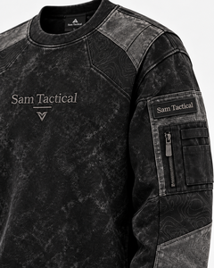 Sweat-shirts zippés pour hommes, coupe oversize, 100% coton, col rond, broderie appliquée, confortables pour l'hiver, style décontracté, prix de gros, effet délavé - Product Image 6