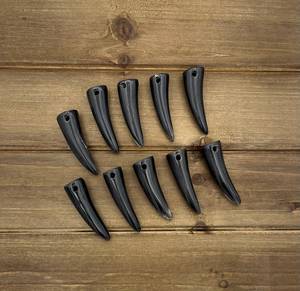 Bouton à bascule en corne de buffle naturelle, artisanal, écologique, de qualité supérieure, forme naturelle, moderne, décontracté, pour vêtements d'extérieur, cadeau d'affaires - Product Image 2