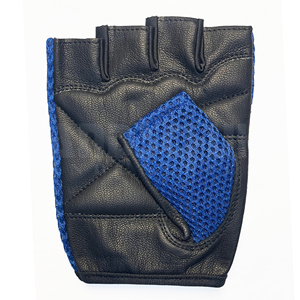 HANDSCHUHE INDUSTRIES Breathable PU Half Finger Weight Lifting <b>Gloves</b> with Buckle Closure & Hand Grips for Unisex Gym/Training - Product Image 4