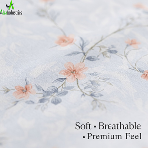 Marbella King Size Floral Printed Bedsheet <b>Set</b> | Soft Cotton <b>Bedding</b> <b>Set</b> with Pillow Covers | Lightweight Breathable Home Decor - Product Image 3