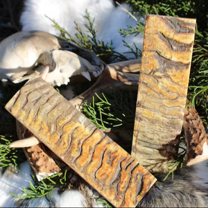 Placa de Cuerno de Búfalo Natural, Cuerno de Ágata Marrón de la Mejor Calidad, Placa de Cuerno Ecológica, Artículo de Colección Artístico, Tamaños Personalizados - Product Image 1