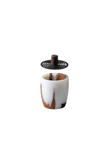 Brûleur d'encens en bois de santal fait main, diffuseur d'aromathérapie Bakhoor avec plateau pour spirales, décoration de bureau - Product Image 1