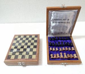 Stone Handicrafts <b>Chess</b> <b>Sets</b> Stone <b>Chess</b> <b>Sets</b> <b>Wooden</b> Gifts <b>Wooden</b> Handmade <b>Chess</b> <b>Sets</b> From Banaras Wholesale Stone <b>Chess</b> <b>Sets</b> - Product Image 2
