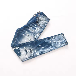 Custom Logo <b>Men</b> Fashion Denim <b>Jeans</b> Custom Size Breathable Slim <b>Jeans</b> Pants for <b>Men</b> High Quality Custom <b>Jeans</b> Pant - Product Image 2