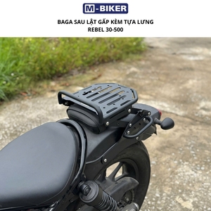 Porte-bagages arrière pliable et coulissant MBIKER PH KIN pour Rebel 300/500/1100 pour motos - Product Image 6