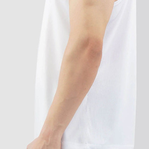 <b>Men's</b> <b>White</b> Breathable Polyester Tank Top O-Neck Casual Sleeveless Muscle <b>Vest</b> Solid Color Knitted Sport Wear - Product Image 6