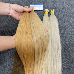 ผมต่อของมนุษย์แบบพรีเมี่ยมผมต่อแบบหนาสีปลายหนาและนุ่มลื่นพร้อมส่ง - Product Image 3
