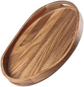 Plateau de service en teck massif durable, idéal pour les fêtes en plein air et le secteur de l'hôtellerie - Product Image 6