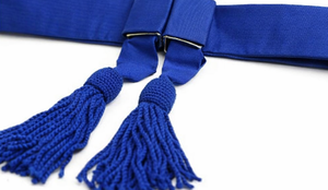 Ceinture de cérémonie bleu roi – Accessoire de tenue uniforme formelle pour événements et défilés - Product Image 5