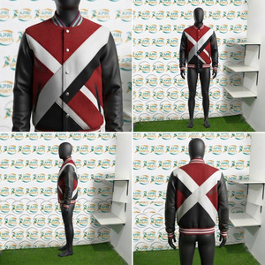 Vestes de baseball à manches longues pour hommes, style varsity, pour vêtements de mode d'extérieur, fabrication directe en usine, vente directe. - Product Image 6