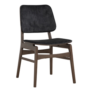 Mid Century Modern Dining <b>Chair</b> Solid Wood Frame Armless with <b>Padded</b> Seat for Home Apartment Villa and Restaurant - Product Image 1