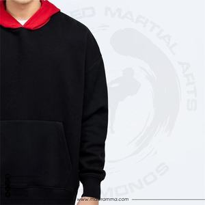 เสื้อฮู้ดโอเวอร์ไซส์ผ้าฟลีซผ้าฝ้ายคอตตอนเป็นมิตรกับสิ่งแวดล้อมมีฮู้ดผ้าไหมทนแรงกระแทกสูงสำหรับฤดูหนาว - Product Image 6