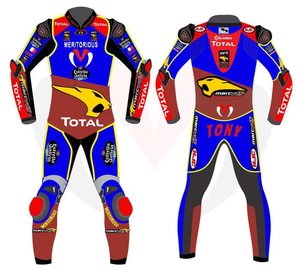 Traje de Carreras Personalizado de Cuero Vacuno/Canguro para Hombre, de Una Pieza |   Traje/Mono de Motociclismo al por Mayor, Nivel CE 2 - Product Image 1