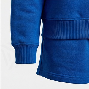Ensemble de survêtement en tricot bleu pour femmes, 2 pièces, avec imprimé abstrait, col rond, coupe ample décontractée, à porter toute l'année - Product Image 6