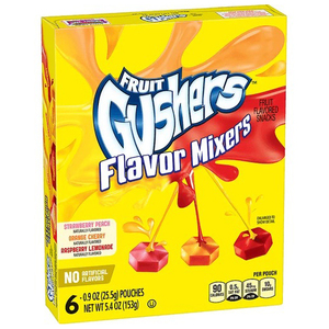 Fruit Gushers Fruit Flavored Snacks 0.8 Oz Assorted Flavors Box Fruit Gushers Flavored Snacks 0.8 Oz Assorted - Product Image 6