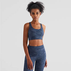 Conjunto de 2 Piezas para Yoga, Leggings Transpirables para Mujer, Ropa Deportiva, Top Deportivo, Bra para Yoga, Diseños con Logotipo Personalizado - Product Image 1