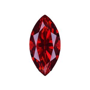 เพชรสังเคราะห์สีแดงเจียระไนแบบเพชรธรรมชาติที่ปลูกในห้องทดลองที่มีการรับรอง Def VVS VS 1CT-4CT HPHT cigi/gia - Product Image 1