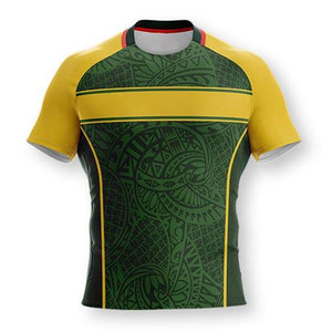 Fabricante de Camisetas de Rugby Personalizadas, Ropa Deportiva OEM de Alta Calidad, Tejido Transpirable y Duradero con Impresión por Sublimación y Bordado - Product Image 6