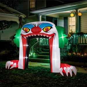 8.9 FT <b>Halloween</b> <b>Inflatable</b> Outdoor Decorations Scary Giant Clown Archway Built for the Spooky Season - Product Image 2