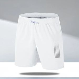 Shorts pour hommes personnalisés en gros avec poches, shorts streetwear, coupe classique, pantalons en coton confortables pour hommes en gros - Product Image 2