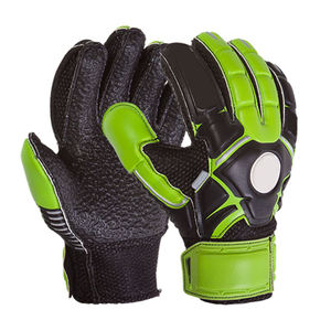 Gants de gardien de but de football WARPRO INDUSTRY, doigts entièrement couverts, respirants, attrape-balle puissant, cuir PU, vert jaune, antidérapants, ajustables - Product Image 5