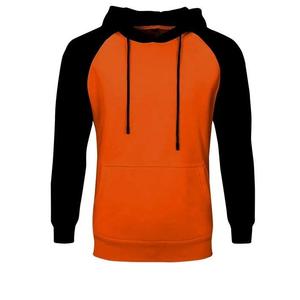 Sweat à capuche oversize en coton mélangé pour homme, tissu French Terry, manches raglan, couleur unie, pull décontracté d'automne - Product Image 6