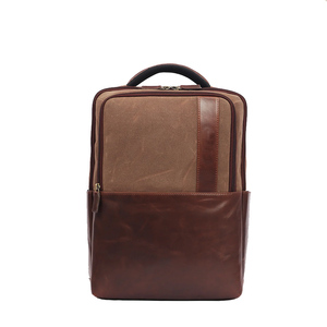 Canvas Anti Theft <b>Laptop</b> <b>Backpack</b> Durable Vintage School Travel Daypack Custom Logo Outdoor Business Bag Multi-functional 20-35L - Product Image 4