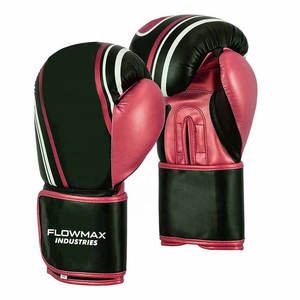 Gants de Muay Thai en cuir de haute qualité pour l'entraînement au combat - Product Image 1