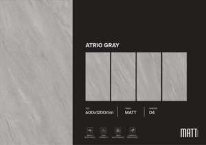 Azulejos de porcelana mate modernos de tamaño 600X1200, azulejos premium para pisos y paredes para proyectos de diseño de interiores residenciales y comerciales. - Product Image 5